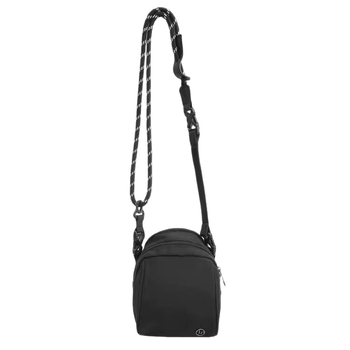 Crossbody mini torba – lagana, s više pretinaca, preko ramena; poliester, podstava najlon; ženska svakodnevna torba