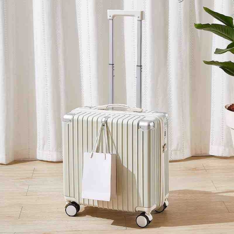 Bagaj de cabină, ușor ABS+PC, închidere cu fermoar, roți universale, unisex