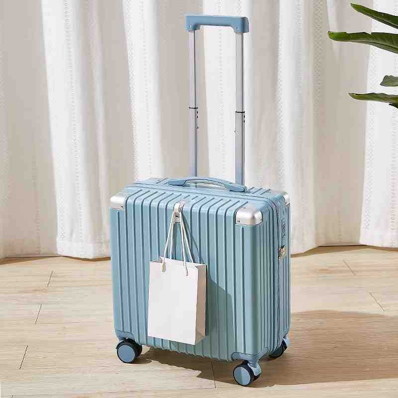 Bagaj de cabină, ușor ABS+PC, închidere cu fermoar, roți universale, unisex