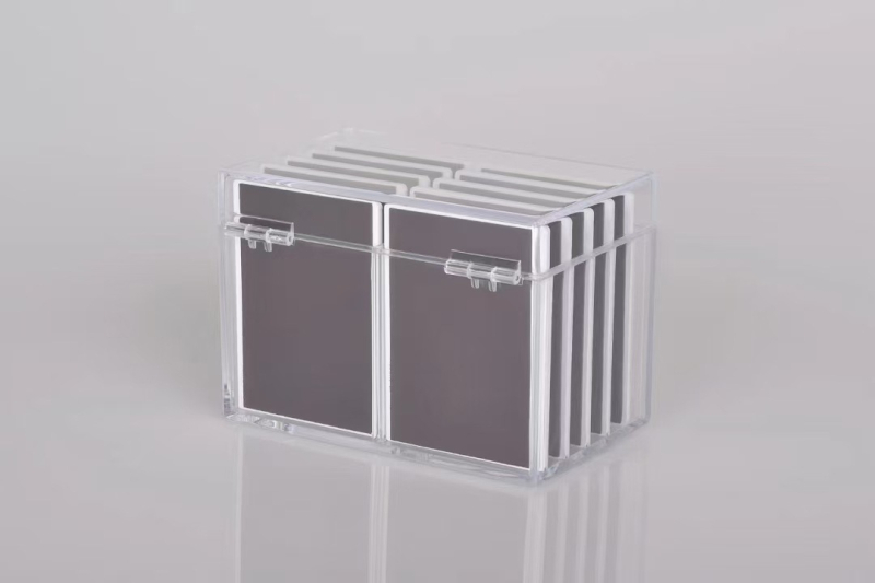 Магнитен комплект за мигли: магнитна плоча, кутия за съхранение на изкуствени мигли и пинсета