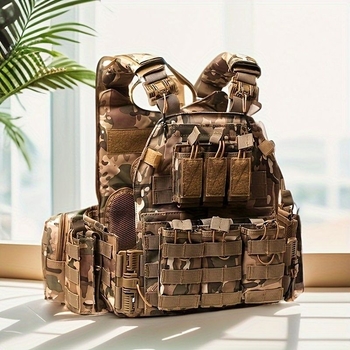 Тактическа жилетка камуфляж, бързосъхнеща, за възрастни мъже, пролет