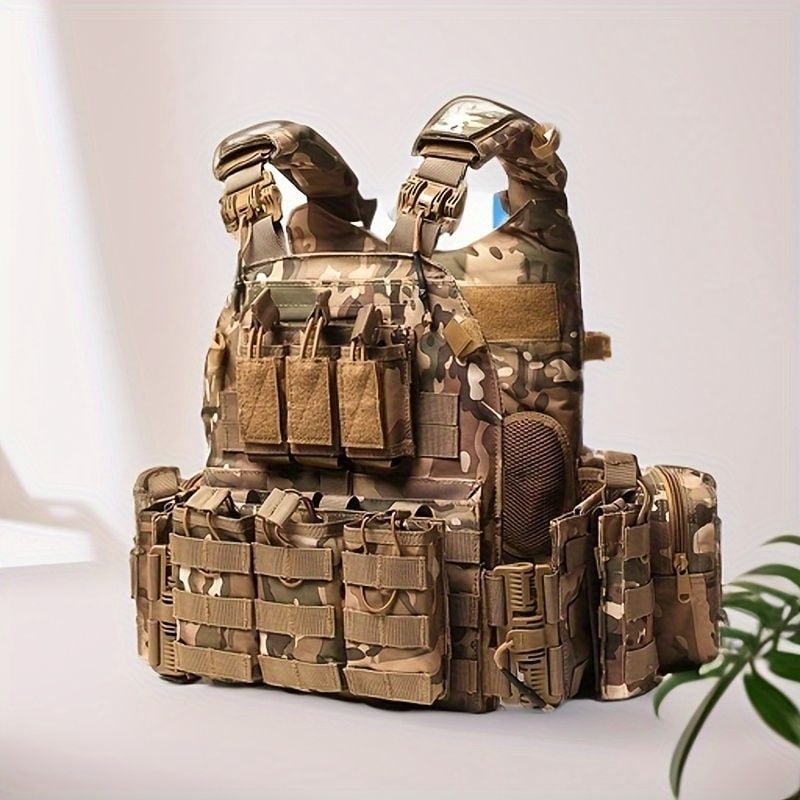 Тактическа жилетка камуфляж, бързосъхнеща, за възрастни мъже, пролет