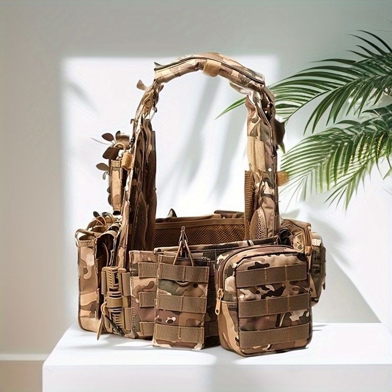 Тактическа жилетка камуфляж, бързосъхнеща, за възрастни мъже, пролет