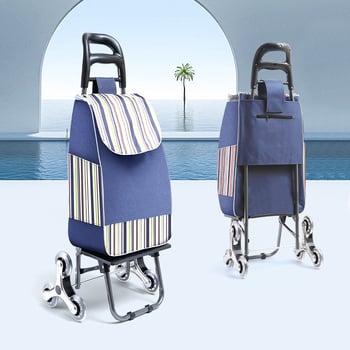 Сгъваема пазарна количка Junmei, подвижна, печат на лого и персонализирана обработка