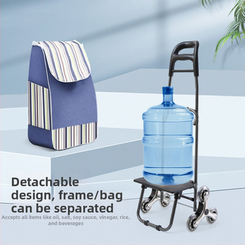 Сгъваема пазарна количка Junmei, подвижна, печат на лого и персонализирана обработка