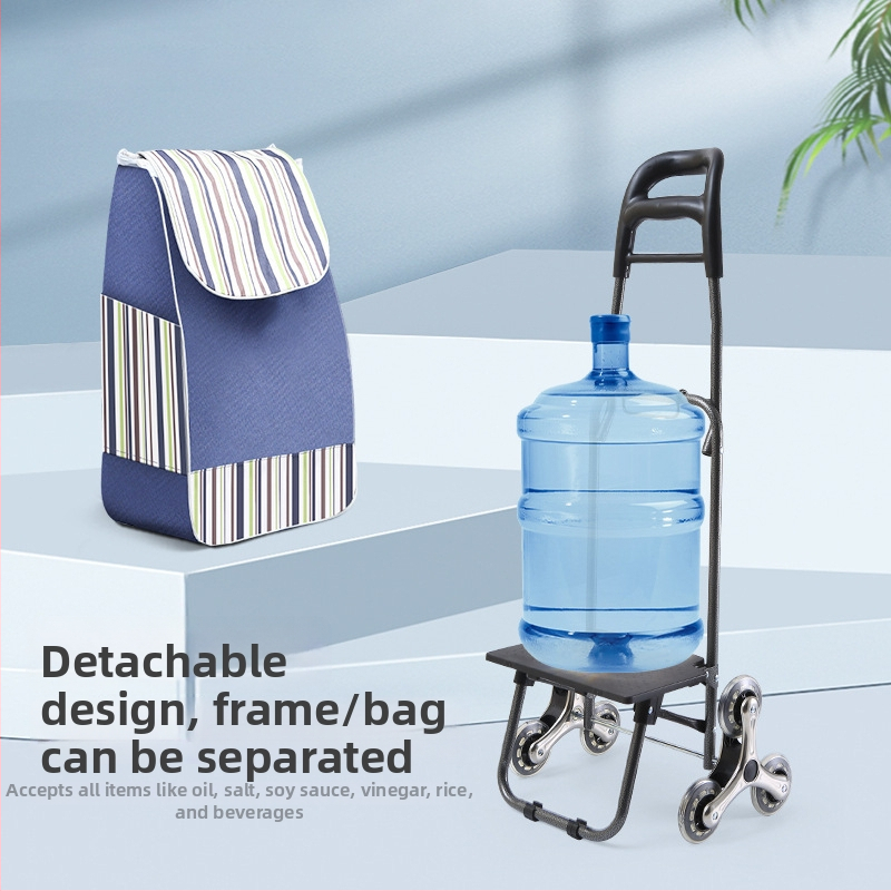 Junmei zložitelný nákupný vozík, pohyblivý, s funkciou výstupu na schody, tlač loga a prispôsobenie