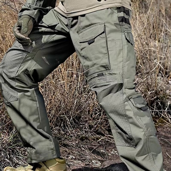 Muške maskirne taktičke hlače od poliestera otporne na habanje (vojni stil uniforme; sezone: zima, proljeće, jesen)