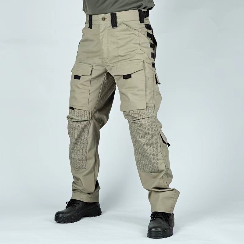 Muške maskirne taktičke hlače od poliestera otporne na habanje (vojni stil uniforme; sezone: zima, proljeće, jesen)