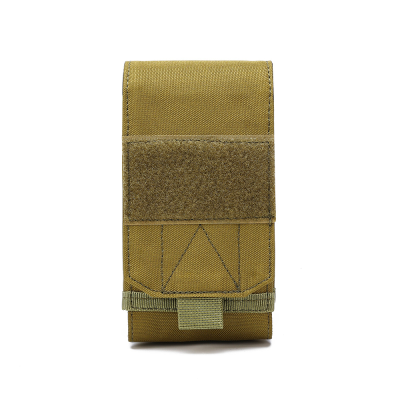 Τσάντα κινητού από Oxford ύφασμα, Velcro κλείσιμο, εσωτερική θήκη για κάρτες, κατακόρυφος τετράγωνος σχεδιασμός, unisex