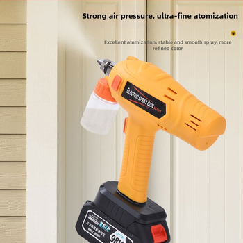 Električni sprej-pištolj za popravak s litijskom baterijom, 21V, ručni, za popravak boje na karoseriji, drvenih vrata i figurica