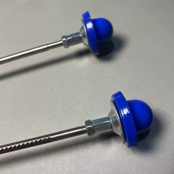 Pistol de lipit cu cap de împingere din nailon, placă de împingere rotativă, filet M8, cap cu rulmenți dubli