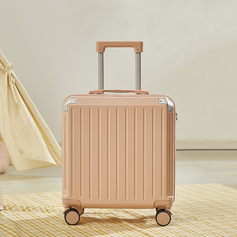 Unisex putna torba s USB portom, ABS+PC materijal, 360° okretni kotači, prugasti uzorak, poliesterska podstava