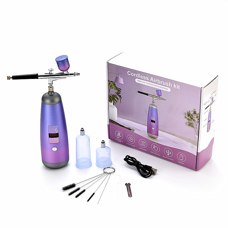 Jifeng Pistol de atomizare pentru unghii, multifuncțional, portabil pentru uz casnic — Origine: Dongguan; Material: aliaj de aluminiu + plastic + cupru; Seria: Spray Gun; Domeniu: decorare/mașini