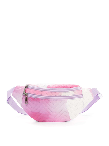 Dječja crossbody torbica s rombi quilt uzorkom i V-izšivanjem; vanjska PU, podstava od poliestera, vodootporna, težina 90 g, proljeće 2024