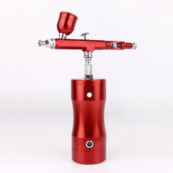 Kit aerograf din aluminiu cu pompă electrică pentru pictură Gundam – unelte de pulverizare pentru lucrări, presiune maximă 25, debit 8, distanță optimă de pulverizare 100, lățime duză 30