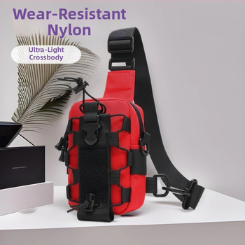 Wolf Tongda najlon crossbody torba za outdoor sportove – ultra lagana, otporna na habanje, unisex, džep za bocu vode i telefon