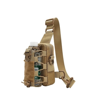 Wolf Tongda najlon crossbody torba za outdoor sportove – ultra lagana, otporna na habanje, unisex, džep za bocu vode i telefon