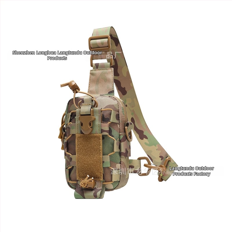 Wolf Tongda najlon crossbody torba za outdoor sportove – ultra lagana, otporna na habanje, unisex, džep za bocu vode i telefon