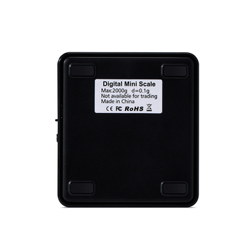 Kava vaga, model C500, elektronička kuhinjska vaga kapacitom do 2 kg, rezolucija 0,1 g (0,01 g do 500 g), punjiva litijska baterija, digitalni zaslon, višefunkcionalna