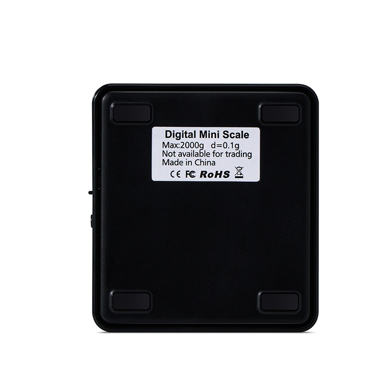 Kava vaga, model C500, elektronička kuhinjska vaga kapacitom do 2 kg, rezolucija 0,1 g (0,01 g do 500 g), punjiva litijska baterija, digitalni zaslon, višefunkcionalna