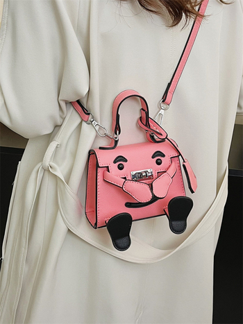 Ženska mini torbica za proljeće-ljeto s slatkim Kelly dizajnom, PU materijal, crossbody, vodootporna, ultralagana, podstava od najlona