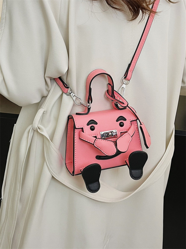 Ženska mini torbica za proljeće-ljeto s slatkim Kelly dizajnom, PU materijal, crossbody, vodootporna, ultralagana, podstava od najlona