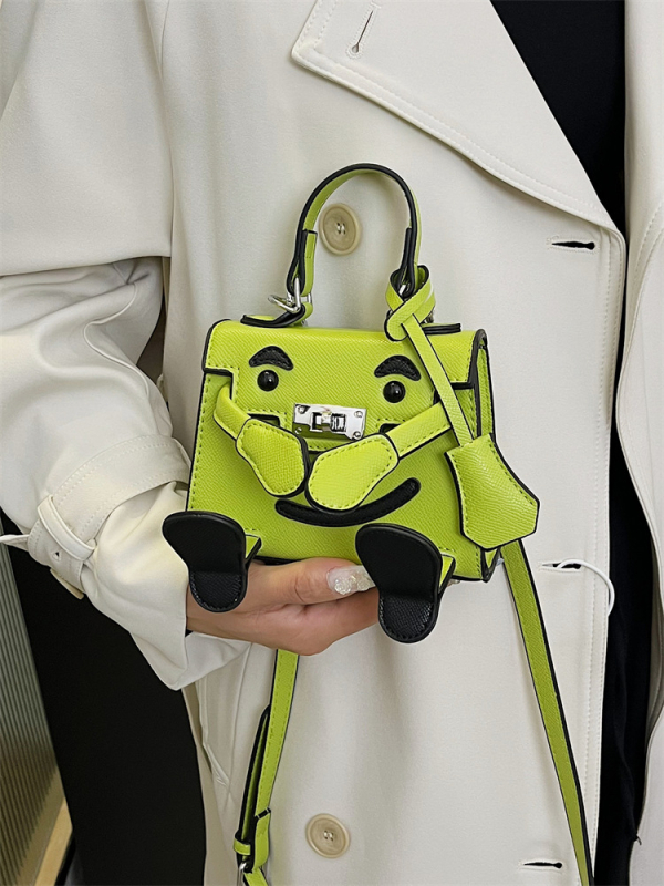 Ženska mini torbica za proljeće-ljeto s slatkim Kelly dizajnom, PU materijal, crossbody, vodootporna, ultralagana, podstava od najlona