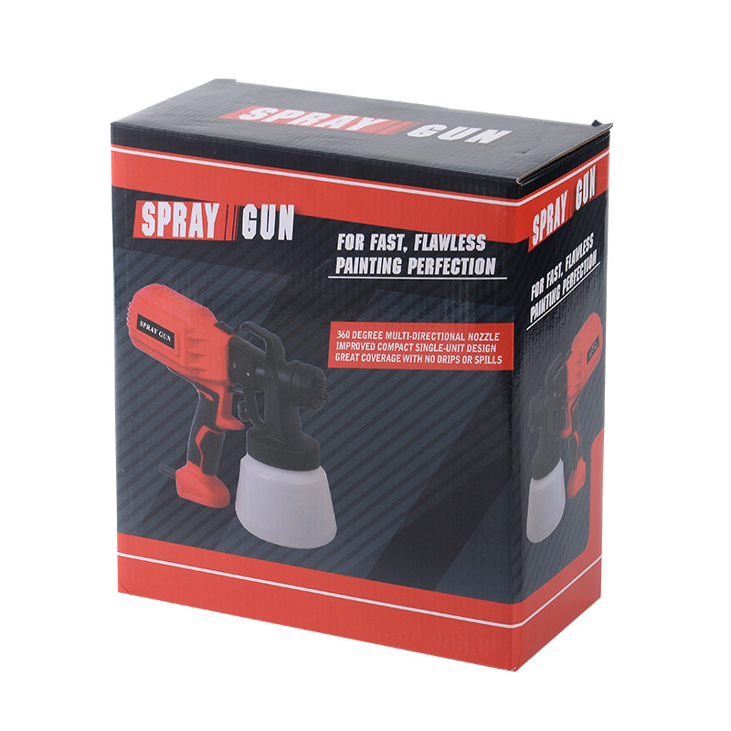 Автоматичен пистолет за боядисване JR1828 с дюза 2,5 мм, мощност 500 W, тегло 1,5 кг, вътрешно смесване