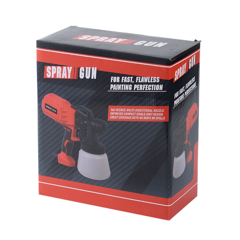 Автоматичен пистолет за боядисване JR1828 с дюза 2,5 мм, мощност 500 W, тегло 1,5 кг, вътрешно смесване