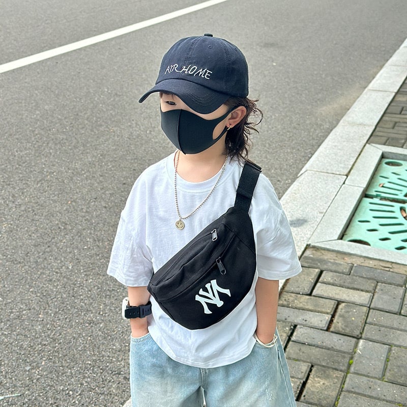 Dječja crossbody torba – geometrijski uzorak, platno, poliester podstava, proljeće 2024, moderni stil, za vrtić
