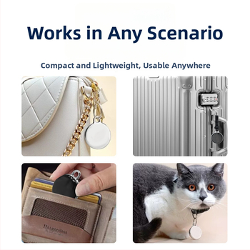 Локатор за домашни любимци F3 с Bluetooth, ABS корпус, 8 g, съвместим с iOS