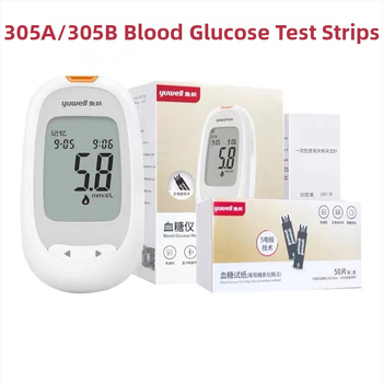 Leaping Fish Yuyue 305A/305B тест ленти за кръвна захар – индивидуално опаковани за домашна употреба, без код, калибрационен код 306