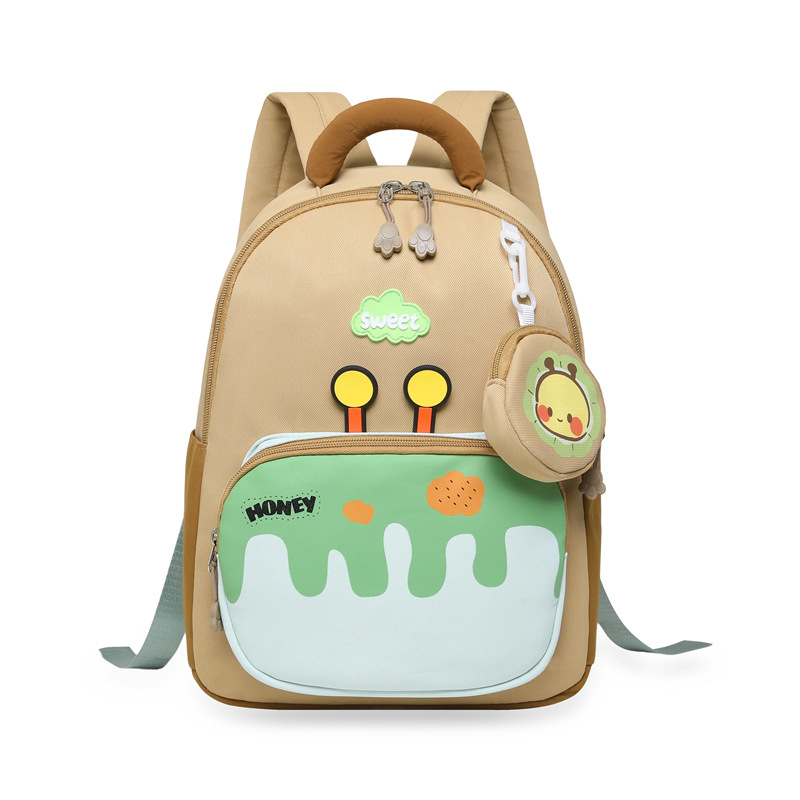 Dječji ranac s crtanim motivom, lagan i moderan, vodootporan, s zaštitom kralježnice i zakrivljenim naramenicama, za vrtić