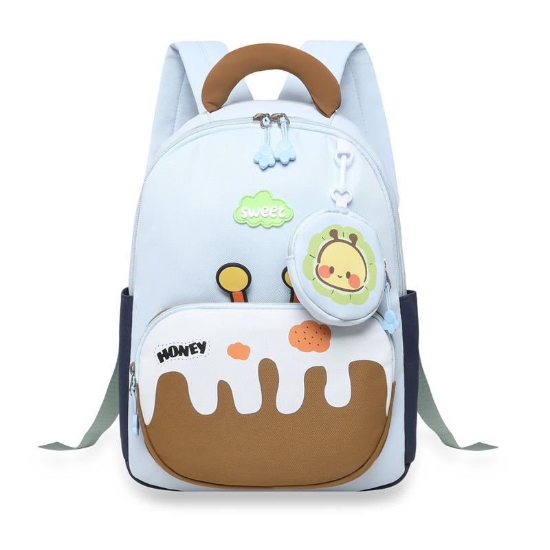 Dječji ranac s crtanim motivom, lagan i moderan, vodootporan, s zaštitom kralježnice i zakrivljenim naramenicama, za vrtić