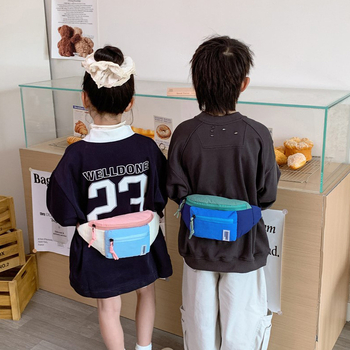 Dječja torbica od nejlona za prsa i pojas, ultra lagana, unisex, ulični stil, za osnovnu školu, podstava poliester