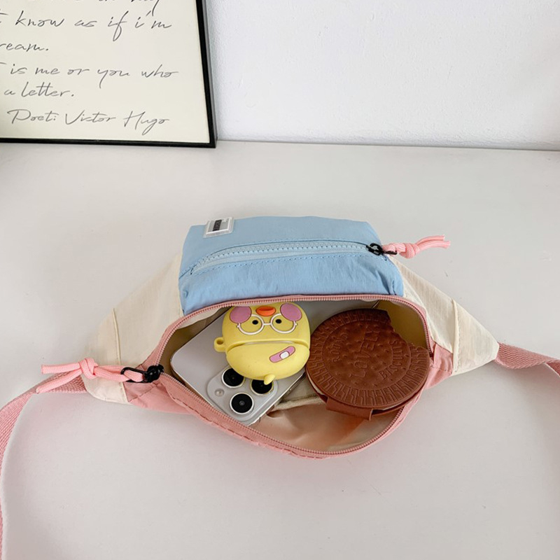 Dječja torbica od nejlona za prsa i pojas, ultra lagana, unisex, ulični stil, za osnovnu školu, podstava poliester