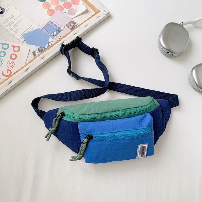 Dječja torbica od nejlona za prsa i pojas, ultra lagana, unisex, ulični stil, za osnovnu školu, podstava poliester