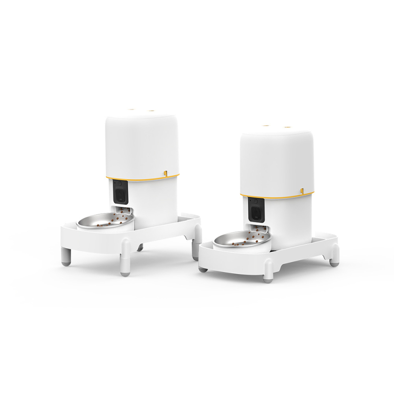 Automatska hranilica za mačke s podignutim stalkom, odvojiva, podesiva visina