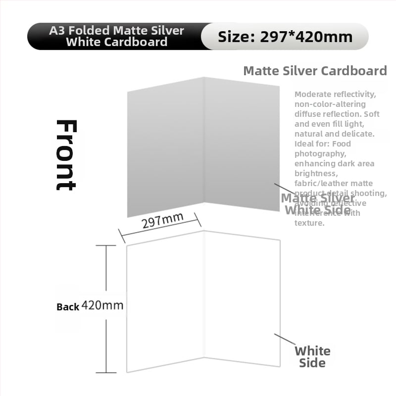 minofoto Рефлекторно оборудване за фотография — борд за запълване на светлина, носимоспособност 2–5 кг, материал: друго