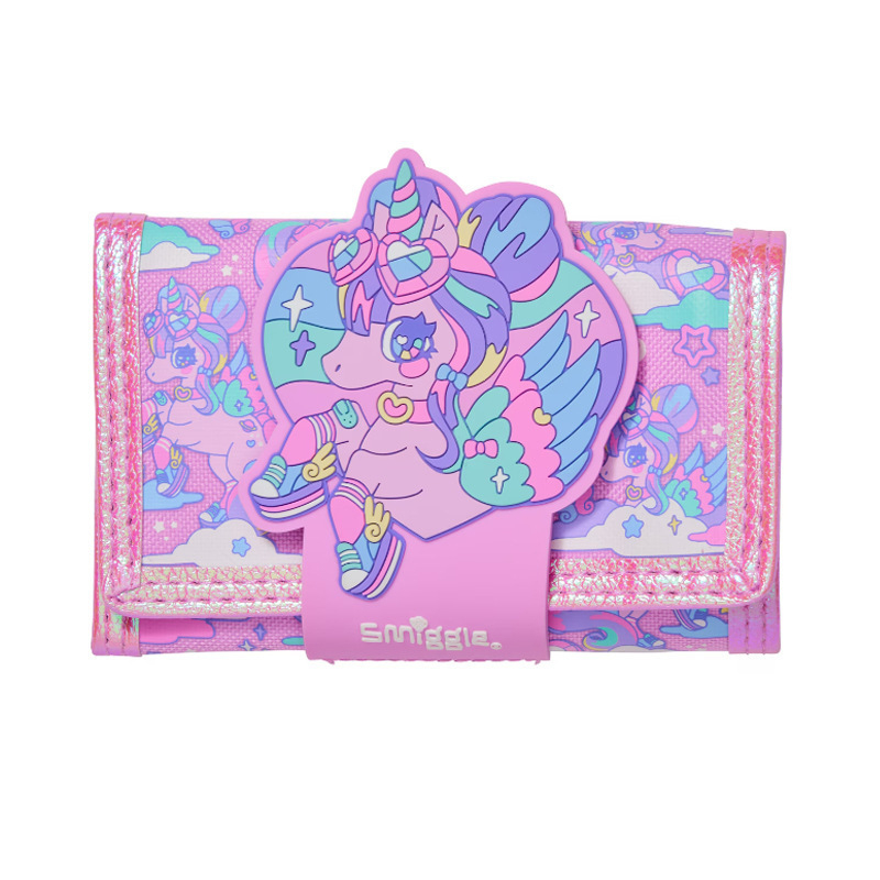 Školska ranac Smiggle s dizajnom crtani pony, platnena tvar, velika kapaciteta, unisex, naramenice s zračnim jastukom