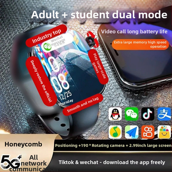 Ceas inteligent cu slot SIM 5G și NFC, monitorizare ritm cardiac, tensiune arterială și oxigen din sânge, monitorizare somn și temperatură corporală