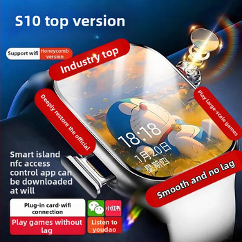 Ceas inteligent cu slot SIM 5G și NFC, monitorizare ritm cardiac, tensiune arterială și oxigen din sânge, monitorizare somn și temperatură corporală