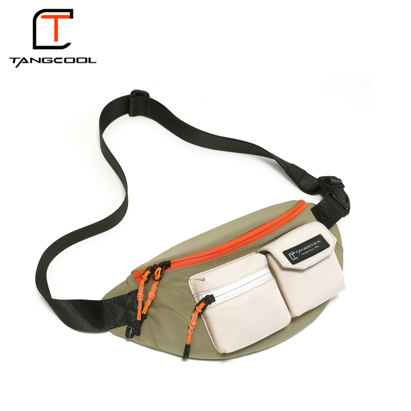 Tangcool Muška prsna torba — Ulični stil, Oxford platno, Prozračna i vodootporna, Poliester podstava