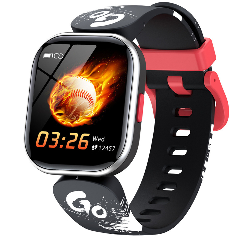 H39T Detské inteligentné hodinky: krokomer, tepová frekvencia, teplota tela, sledovanie spánku, viacjazyčná podpora