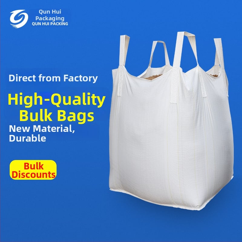 Štvorcová kontajnerová taška, PP materiál, objem 1–2 ton, prispôsobiteľná, odolnosť proti opotrebeniu 60, UV ochrana