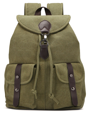 Retro platneni ruksak za muškarce i žene, 20–35L, prozračan i otporan na habanje, kompatibilan s prijenosnim računalom, stil poslovno putovanje