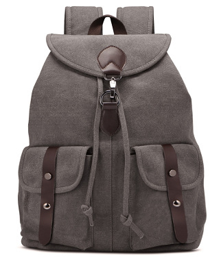 Retro platneni ruksak za muškarce i žene, 20–35L, prozračan i otporan na habanje, kompatibilan s prijenosnim računalom, stil poslovno putovanje