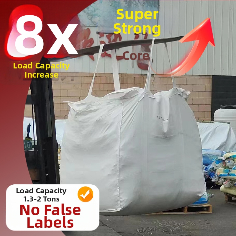 Li heng PP ton vreća, ojačana, otporna na habanje, samouzatvarajuća, nosivost 1–2 t, za plastiku, cement, kemikalije i mulj
