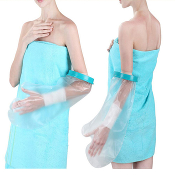 Dva dijela vodootporni zaštitnik za tuširanje – zaštita za kupanje s PVC/PP/silikagelom i elastičnom tkaninom