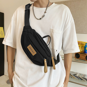 Muška torba za prsnu šiju, crossbody, uličnog stila, najlon materijal, prozračna, ultra lagana, otporna na habanje (Ulični stil; Najlon; Prozračna; Ultra lagana; Otporna)